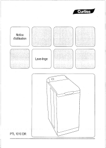 Mode d’emploi Curtiss PTL 1010 DR Lave-linge