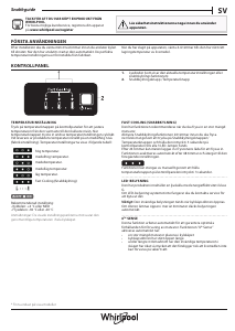 Bruksanvisning Whirlpool WNF 721 E W Kyl-frys