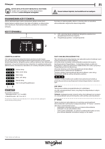 Käyttöohje Whirlpool WNF 721 E W Jääkaappipakastin