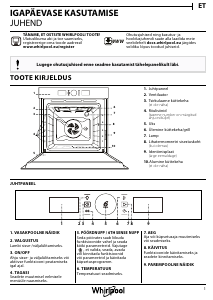 Rokasgrāmata Whirlpool OAKZ9 7921 CS IX Cepeškrāsns