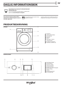 Bruksanvisning Whirlpool FFWDB 964369 WV EE Kombinerad tvätt-tork