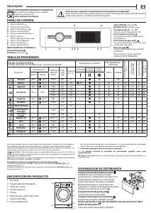 Manual de uso Whirlpool FFB 8458 WV EU Lavadora
