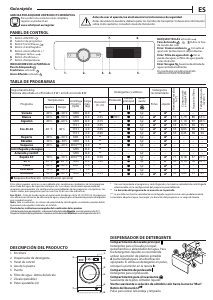 Manual de uso Whirlpool FFS 8258 W SP Lavadora