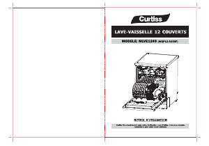 Mode d’emploi Curtiss MLVE 1249 Lave-vaisselle