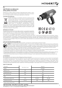 Manual Högert HT2C551 Heat Gun