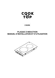 Mode d’emploi Cooktop C302IN Table de cuisson