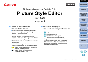 Manuale Canon Picture Style Editor 1.26 (macOS)