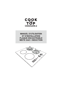 Mode d’emploi Cooktop C602G2IN-2 Table de cuisson