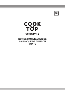 Mode d’emploi Cooktop C603G1VN-2 Table de cuisson