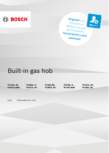 Handleiding Bosch PCS9A5C90I Kookplaat