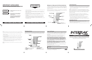 Manual de uso Conair WJXCS Interplak Irrigador bucal