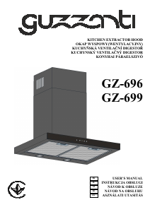 Manual Guzzanti GZ 696B Cooker Hood