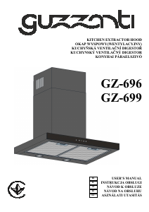 Manual Guzzanti GZ 699B Cooker Hood