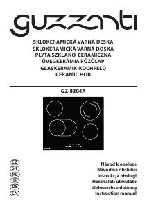 Instrukcja Guzzanti GZ 8304A Płyta do zabudowy
