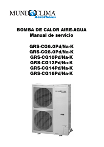 Manual de uso Mundoclima GRS-CQ6.0Pd/Na-K Bomba de calor