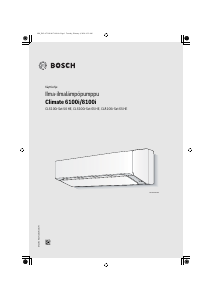 Käyttöohje Bosch CL8100i-Set 65 HE Climate 6100i Lämpöpumppu