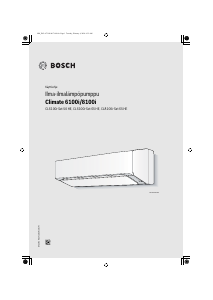 Käyttöohje Bosch CL6100i-Set 50 HE Climate 6100i Lämpöpumppu