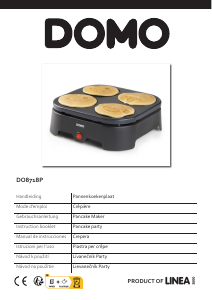 Bedienungsanleitung Domo DO8718P Crêpes Maker