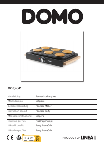 Bedienungsanleitung Domo DO8717P Crêpes Maker