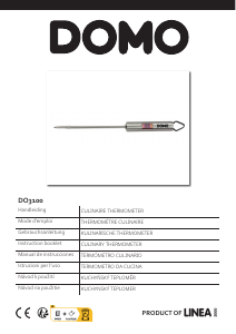 Manual Domo DO3100 Food Thermometer