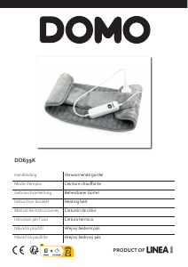 Manual de uso Domo DO639K Almohadilla térmica