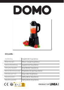 Mode d’emploi Domo DO726BL Blender chauffant