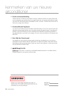 Handleiding Samsung AM056FNQDEH/EU Airconditioner