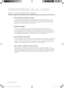 Manual de uso Samsung AM056JN1DEH/EU Aire acondicionado