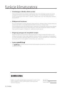 Instrukcja Samsung AM071FNQDEH Klimatyzator
