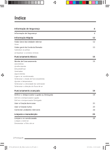 Manual Samsung AM071KNQDEH/EU Ar condicionado