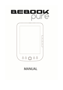 Manual BeBook Pure E-Reader