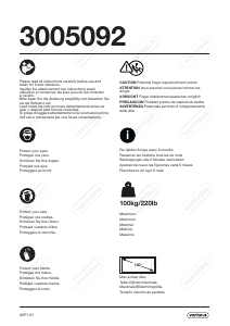 Manual de uso VonHaus 3005092 Soporte de pared