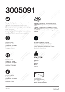 Manuale VonHaus 3005091 Supporto da parete