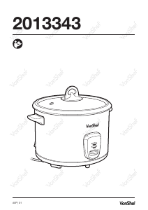 Manual VonShef 2013343 Rice Cooker