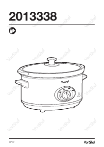 Manual VonShef 2013338 Slow Cooker