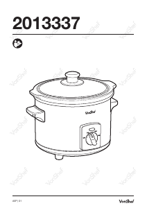 Manuale VonShef 2013337 Slow cooker