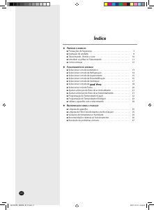 Manual Samsung AQ09FCX Ar condicionado