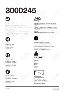 Manual de uso VonHaus 3000245 Soporte de pared