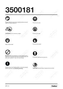 Handleiding VonHaus 3500181 Bandschuurmachine