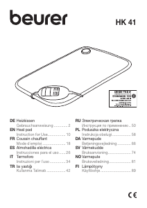 Manuale Beurer HK 41 Pad riscaldanti