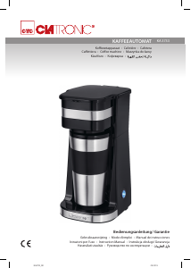 Manual Clatronic KA 3733 Coffee Machine