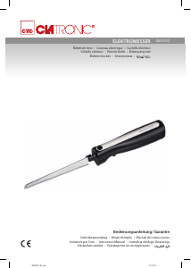 Manuale Clatronic EM 3702 Coltello elettrico