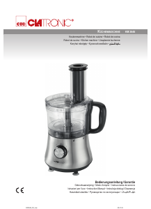 Manual Clatronic KM 3646 Food Processor