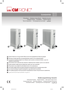 Manuale Clatronic RA 3736 Termoventilatore