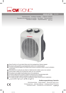 Manuale Clatronic HL 3761 Termoventilatore