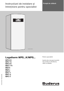 Manual Buderus Logatherm WPS 11 K Pompa de caldura
