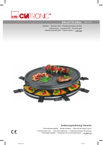 Handleiding Clatronic RG 3776 Gourmetstel
