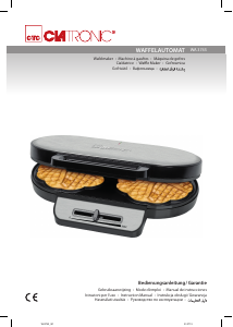 Manual Clatronic WA 3745 Waffle Maker