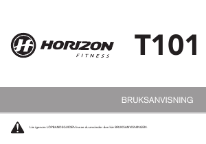 Bruksanvisning Horizon Fitness Go T101 Löpband