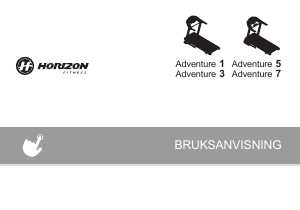 Bruksanvisning Horizon Fitness Adventure 5 Löpband